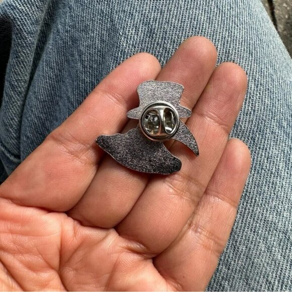 ✨Plague Doctor Black Brooch Pin Enamel Metal Badges Lapel Brooch Crow Raven✨ - Picture 3 of 5